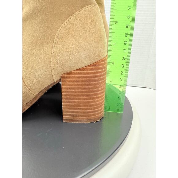 Steve Madden Calabria Womens Size 6M Tan Brown Leather Ankle Boots Booties - Picture 2 of 13